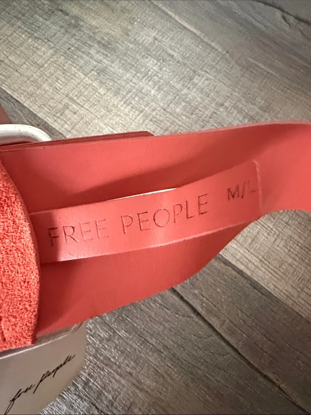 Free People Suede Hex Hip Belt